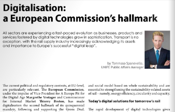 Digitalisation: a European Commission’s hallmark (Railway Pro)