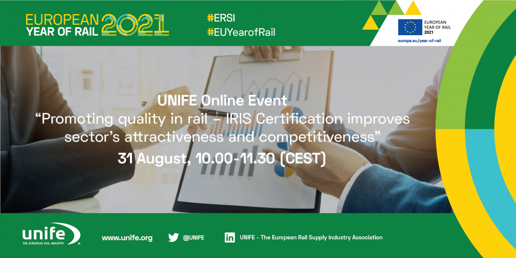 Press Release: Promoting quality in rail – IRIS Certification improves sector’s attractiveness and competitiveness