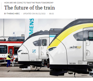 The future of the train (Frankfurter Allgemeine Zeitung)