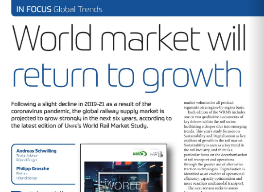 World market will return to growth (Railway Gazette)