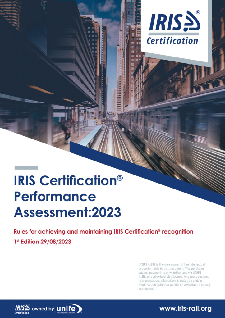 Launch of IRIS Certification® Rev. 04