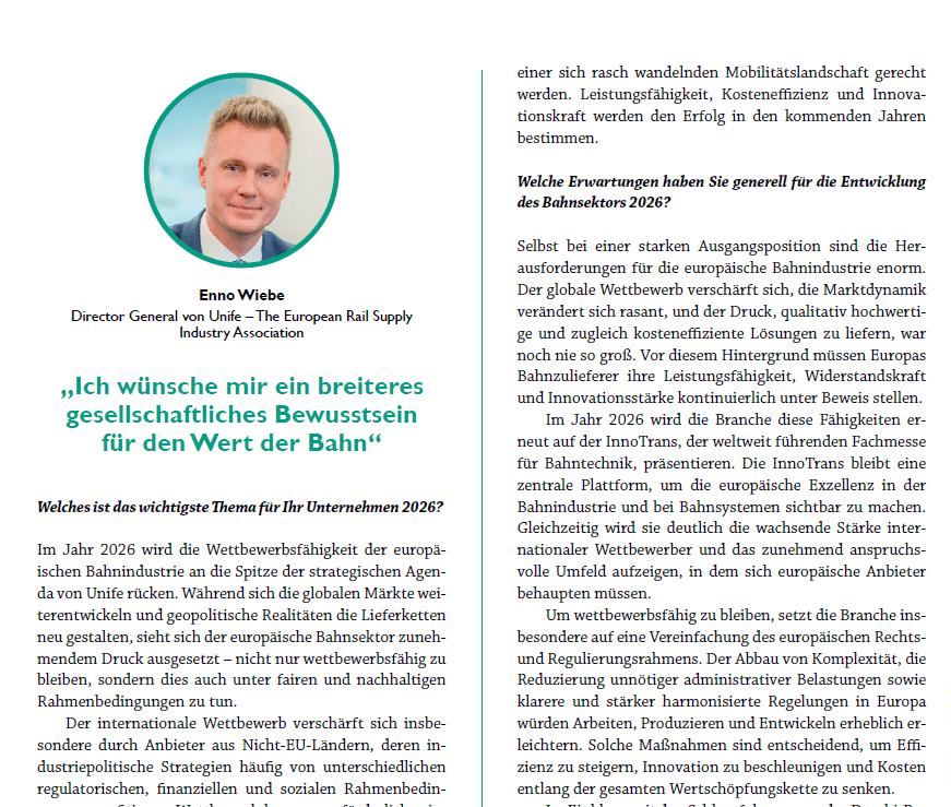 Was bringt das Jahr 2026? (Bahn Manager)