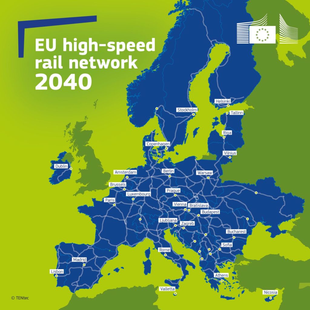 Make polluters pay, let investors build Europe’s High-Speed Rail Network